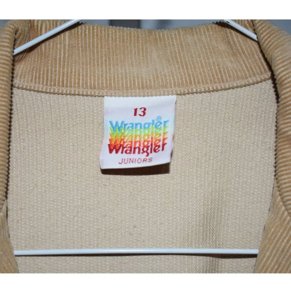 Vintage Wrangler Junior's Corduroy Jacket Blazer - Picture 3 of 3